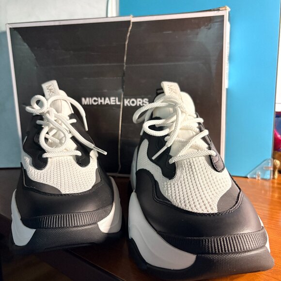 Share NIB Michael Kors Mens Atlas Knit Trainer Size 11.5 - Picture 1 of 6